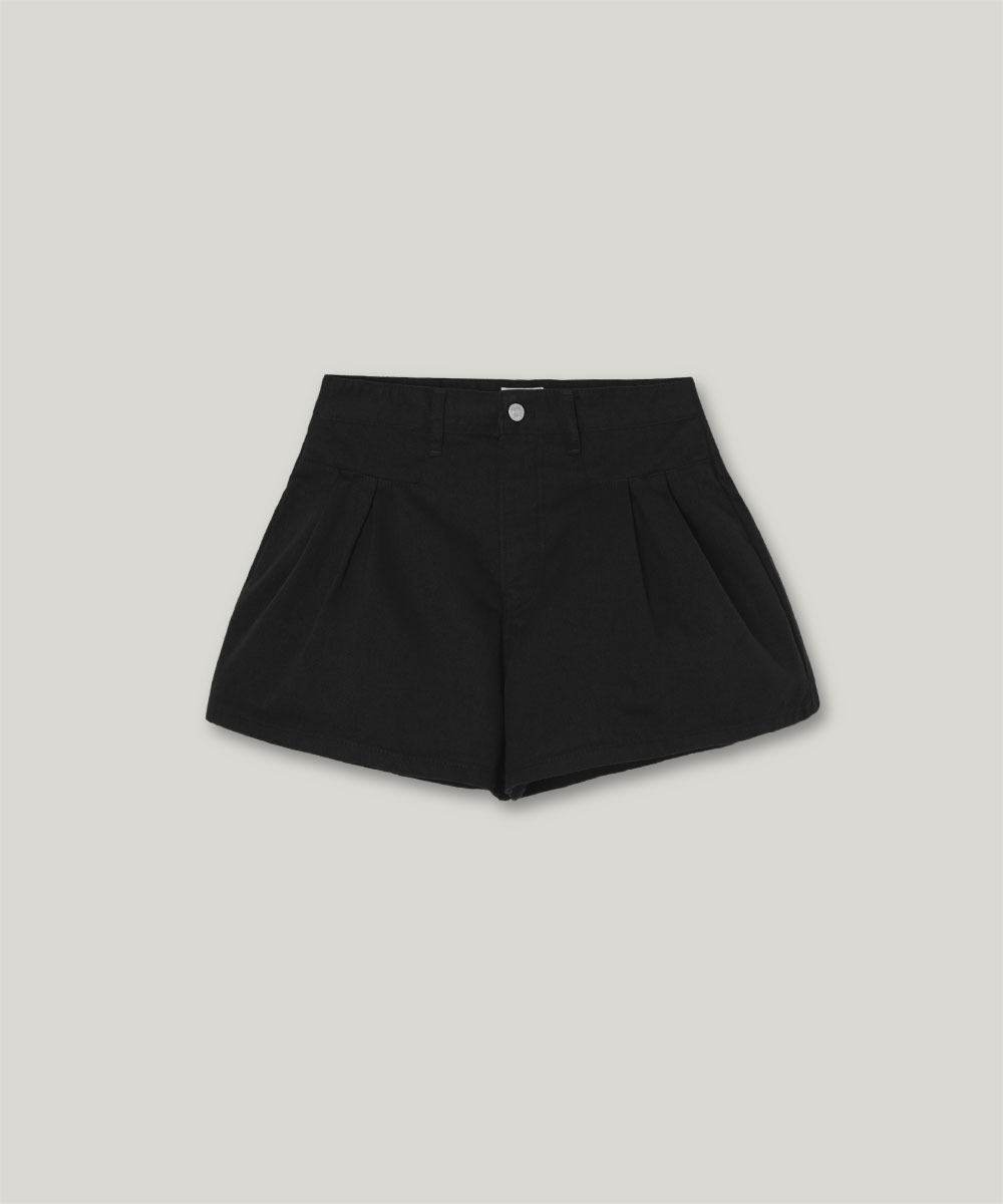 PVIL Flared Shorts(Black)