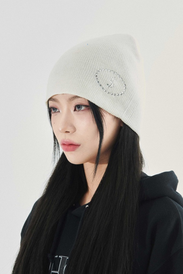 P.T.O Cubic $ Beanie (White)