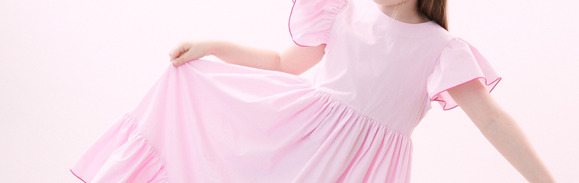코튼 캔디 드레스 (스트로베리 핑크)