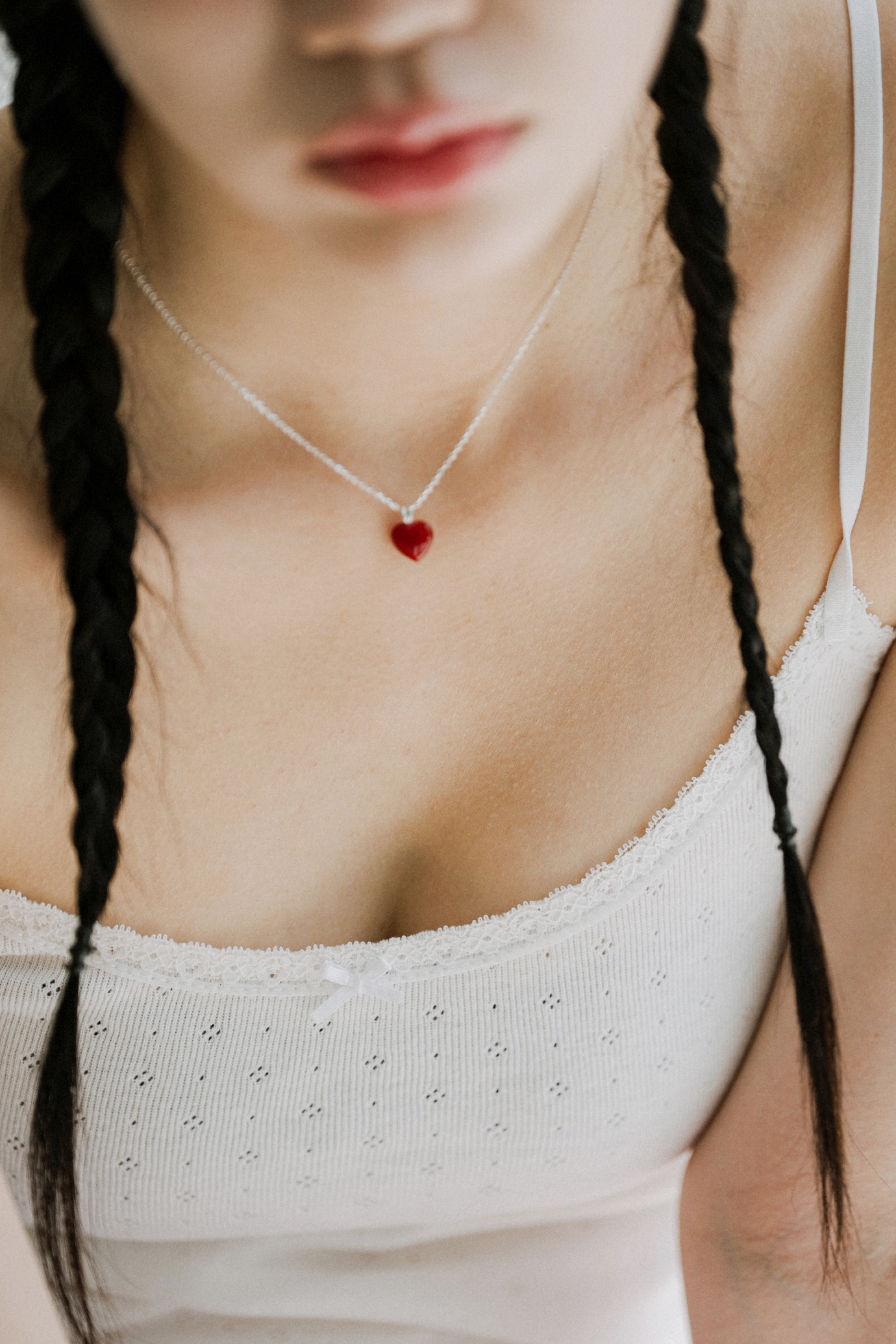 20667_Silver Red Necklace [ New Season / 10% DC ] 24일 PM 5 마감