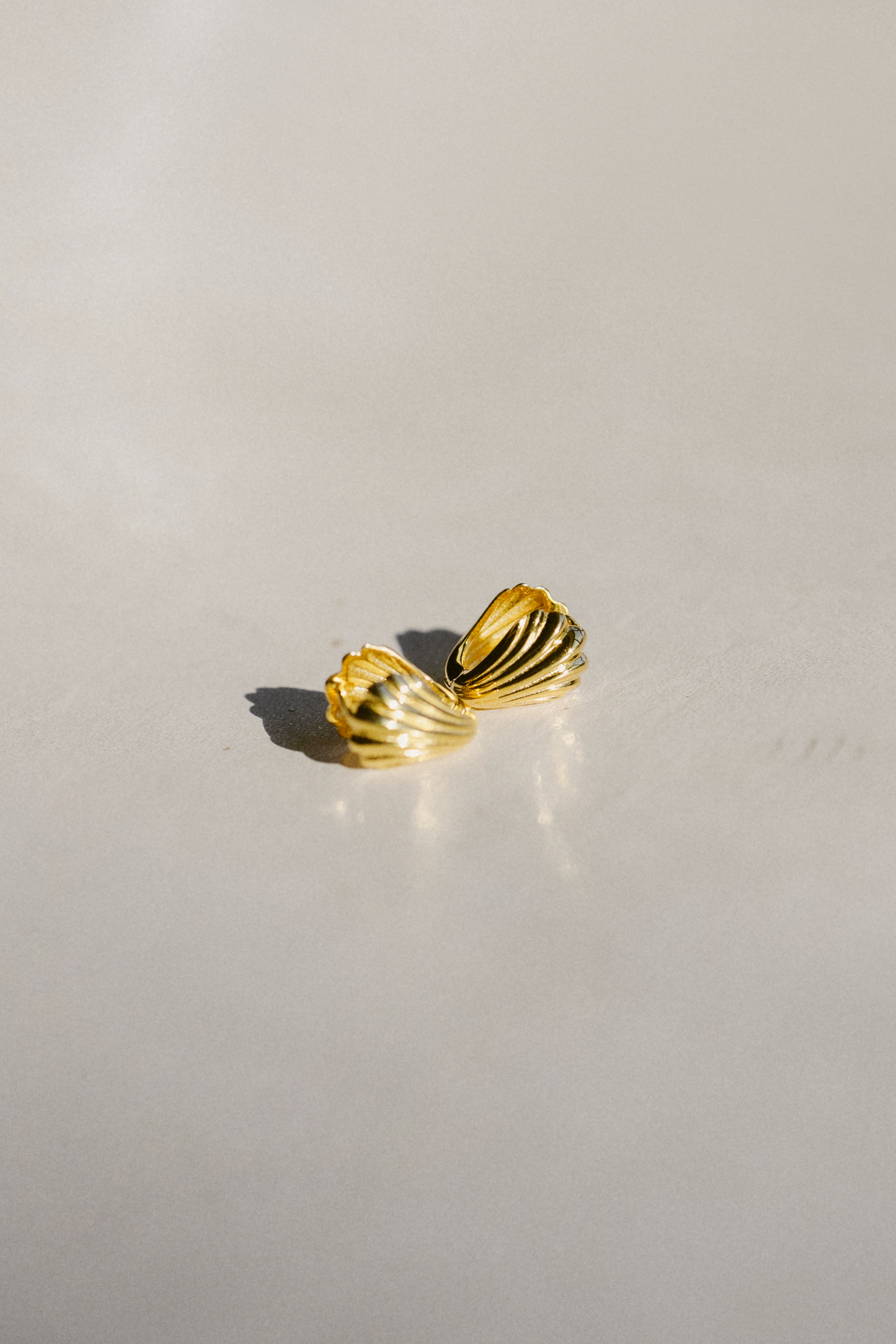 19528_Gold Shell Earrings