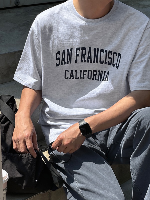 *샌프란시스코 캘리포니아 1/2 티셔츠(4colors)