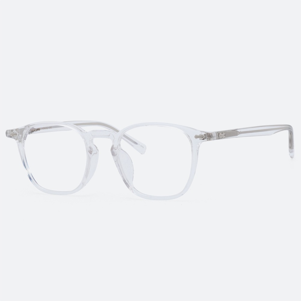 세컨아이즈-마르카토 데이비드 david 004 투명 얇은 사각 뿔테 안경