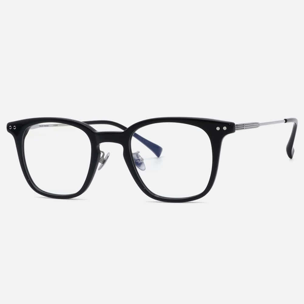 세컨아이즈-프로젝트프로덕트 안경 FS15 C1 블랙 사각 여자 남자 콤비 안경테