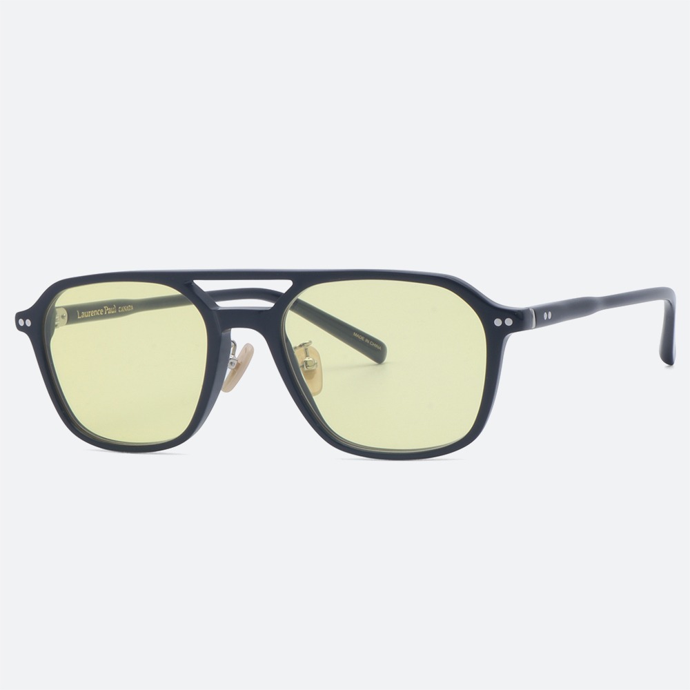 세컨아이즈-로렌스폴 선글라스 쿠버6 COUVER6 C01 보잉 블랙 투브릿지 틴트 뿔테 썬글라스