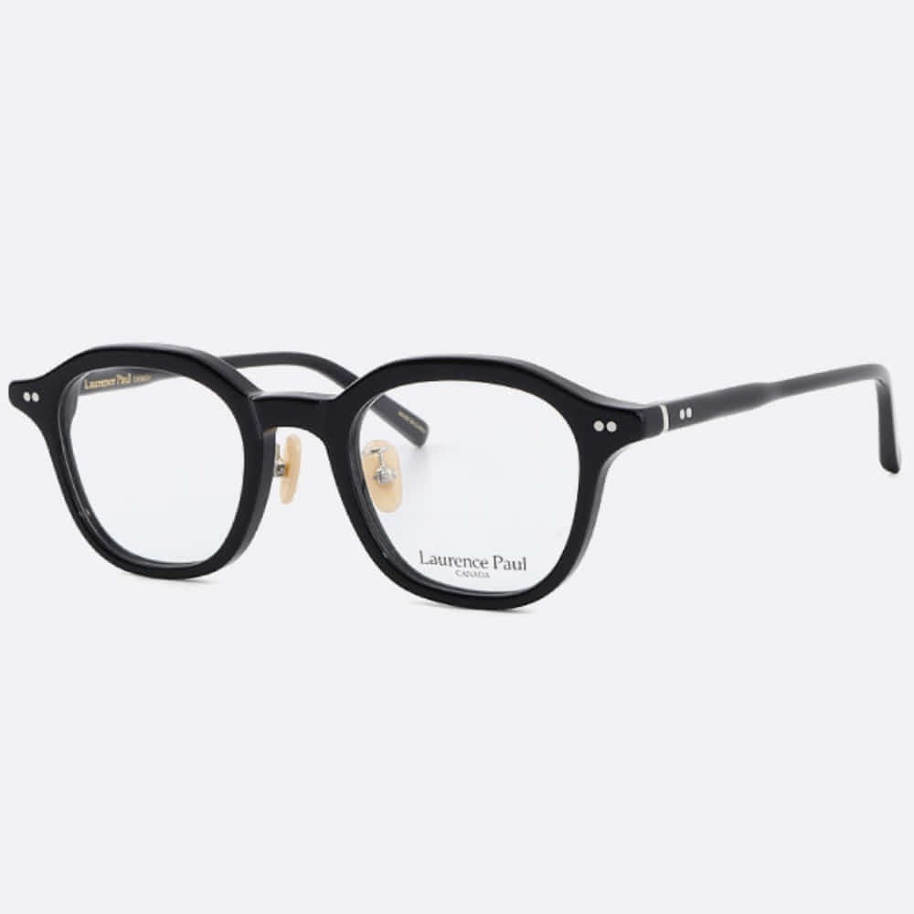 세컨아이즈-로렌스폴 안경 쿠버1 COUVER1 C01 사각 블랙 뿔테 남자 여자 안경테