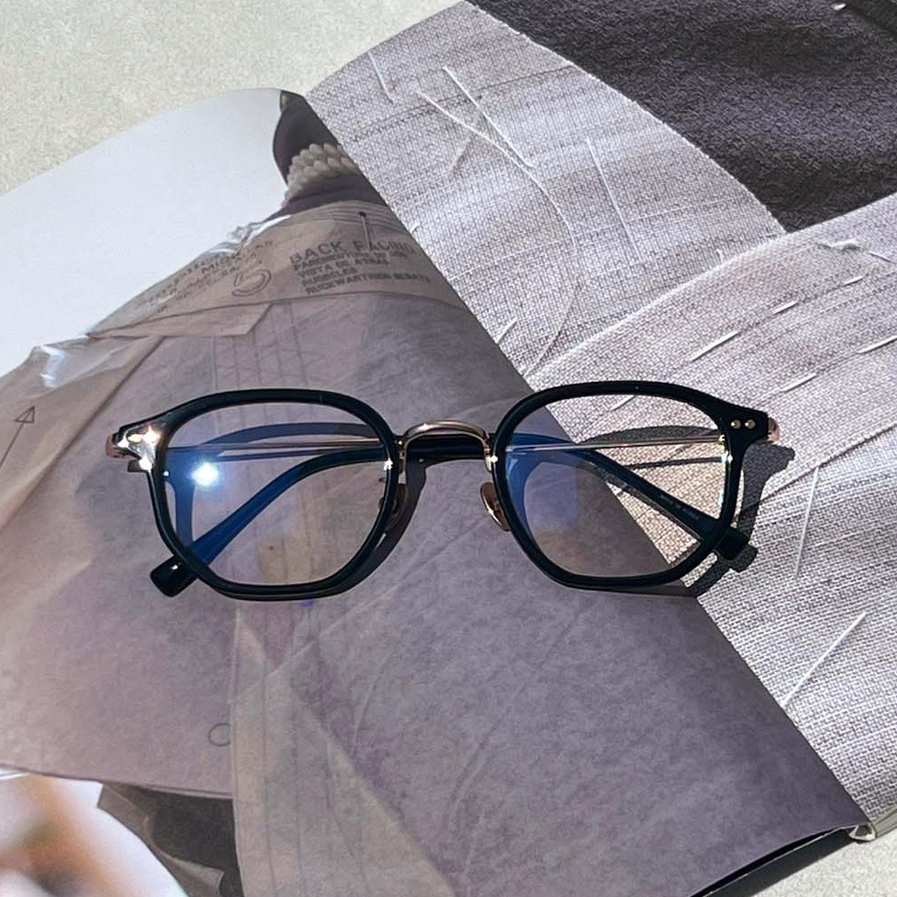 세컨아이즈-프로젝트프로덕트 안경 CL25 C1PG 남자 여자 콤비테 폴리곤 안경테