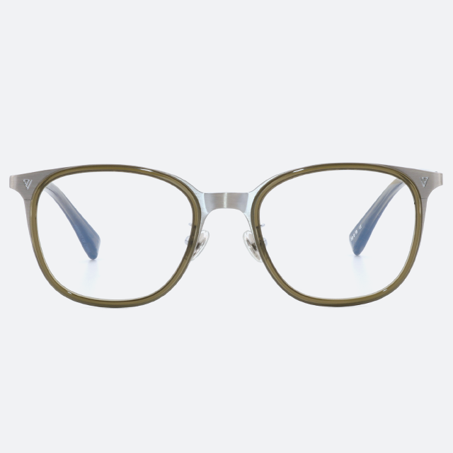 세컨아이즈-센셀렉트 럭키스왑 LUCKYSWAMP TKH 카키색 베타티타늄 콤비 안경