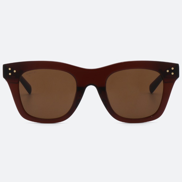세컨아이즈-마르카토 제시카 jessica 002 브라운 사각 뿔테 여자 선글라스