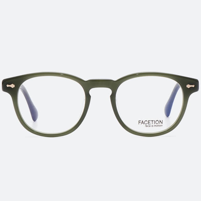 세컨아이즈-페이션 톰 TOM C4 카키 뿔테 안경