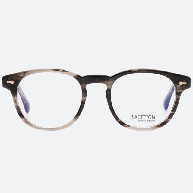 세컨아이즈-페이션 톰 TOM C3 그레이 브라운 뿔테 안경