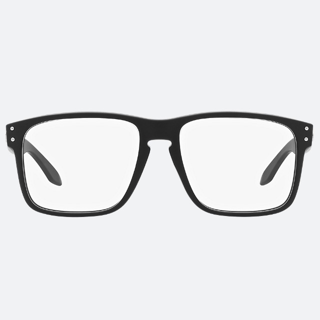 세컨아이즈-오클리 홀브룩 HOLBROOK RX A 0O8100F-01 아시안핏 사각 블랙 뿔테 스포츠 안경
