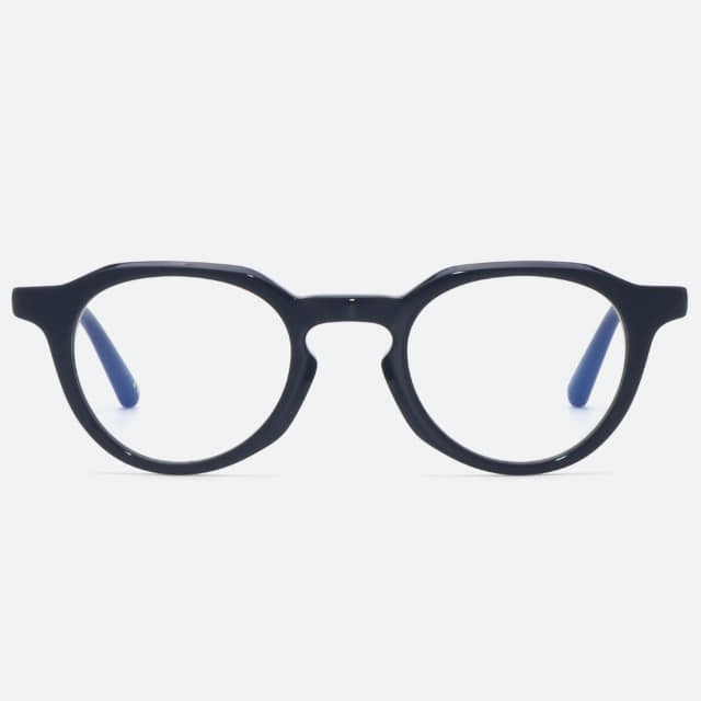 세컨아이즈-그라픽플라스틱 안경 람스 RAMS ac01 C1 라운드 뿔테 여자 남자 안경테