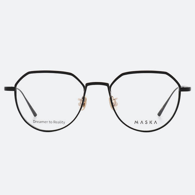 세컨아이즈-마스카 안경 버트51 BURT 4MG 블랙 베타티타늄 가벼운 여자 남자 안경테
