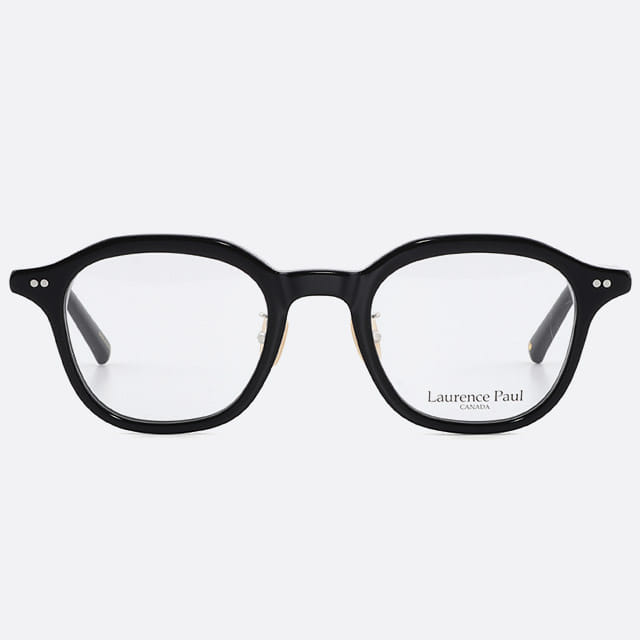 세컨아이즈-로렌스폴 안경 쿠버1 COUVER1 C01 사각 블랙 뿔테 남자 여자 안경테