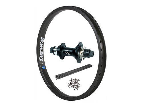 TALL ORDER DRONE CASSETTE + SUNDAY THUNDER RIM REAR WHEEL SET -Black-