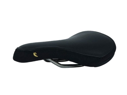 TALL ORDER Slim Titanium Railed Seat -Black With Gold Logo