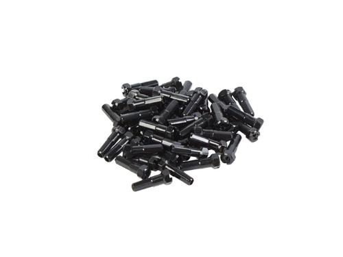 GSPORT TAPER-HEX NIPPLES Anodized Black (40pcs)