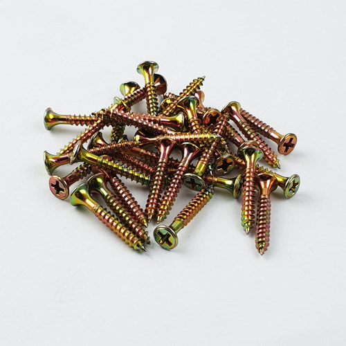 3.5mm 접시 3.5x38 목재용 목공 고속 피스 레일 못