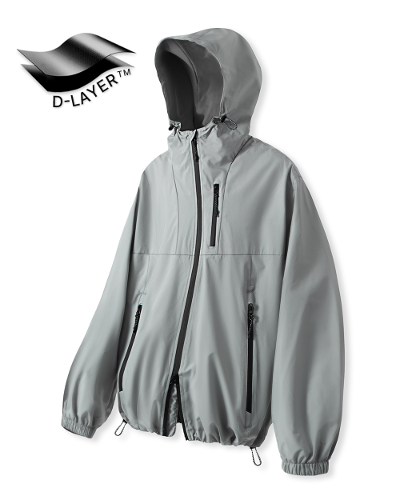 (VLAD) DOUBLE LAYER WINDBREAKER JACKET_GRAY