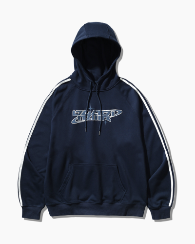 (VLAD) TYPE-A TRACK ARTWORK HOODED T-SHIRT_NAVY