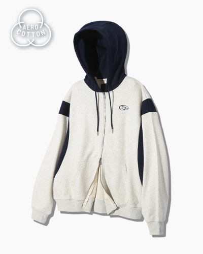 (VLAD) TYPE-B ARTWORK HOODED ZIP-UP_OATMEAL