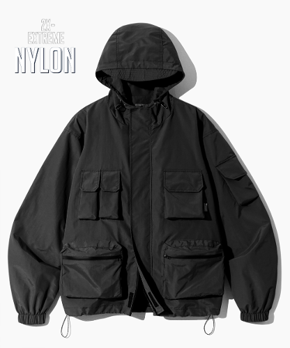 (VLADIMIR) WATERPROOF WINDBREAKER_BLACK