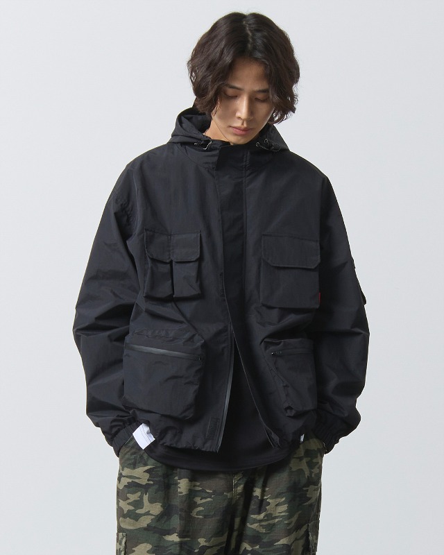 (VLADIMIR) WATERPROOF WINDBREAKER_BLACK