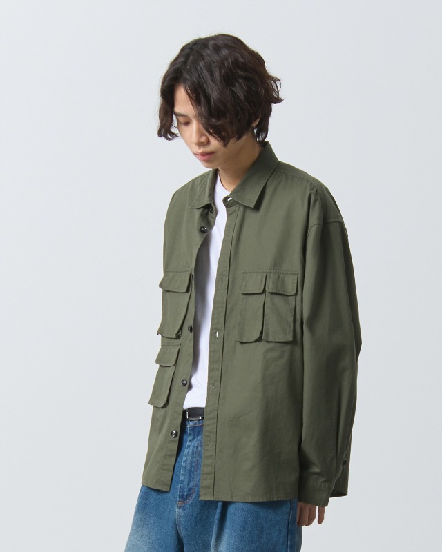 UTILITY WORK SHIRT_OLIVE