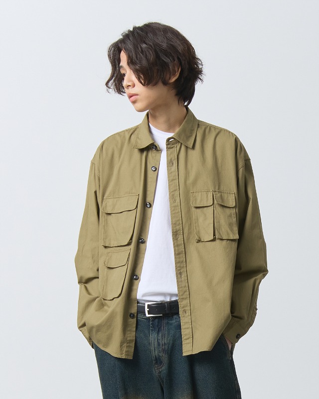 UTILITY WORK SHIRT_BEIGE