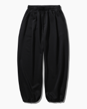 (ASI) QUAD-TUCK ESSENTIAL SWEAT PANTS_BLACK