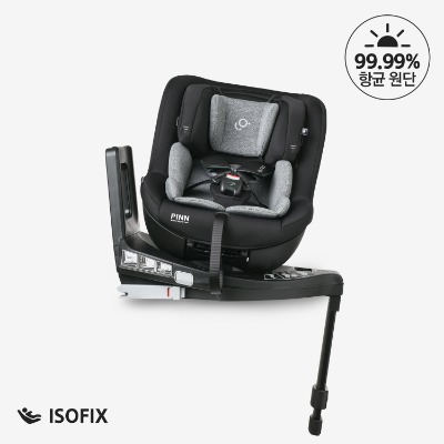 순성 핀 뉴블랙 회전형 카시트 (ISOFIX) 블랙 / 선쉐이드+쿨시트