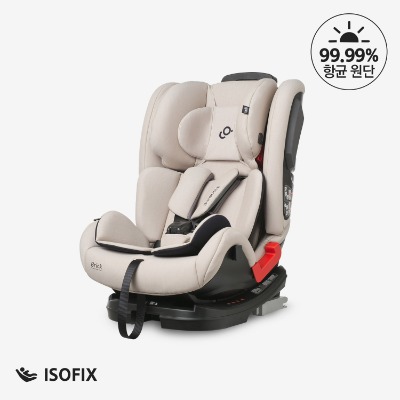 순성 브릭 토들러 주니어 카시트 (ISOFIX) 밀키베이지 / 선쉐이드+컵홀더