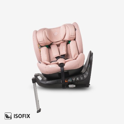 순성 우노 에어 올인원 아이사이즈 회전형 카시트 (ISOFIX) 코랄핑크 / 선쉐이드