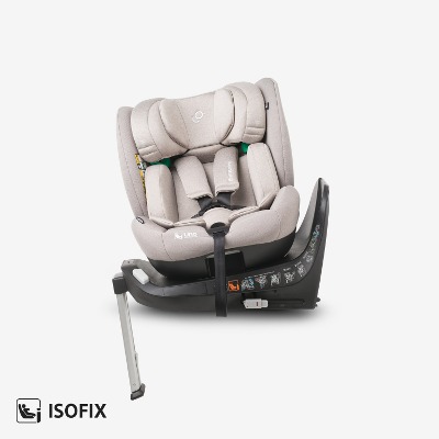 순성 우노 에어 올인원 아이사이즈 회전형 카시트 (ISOFIX) 실버베이지 / 선쉐이드