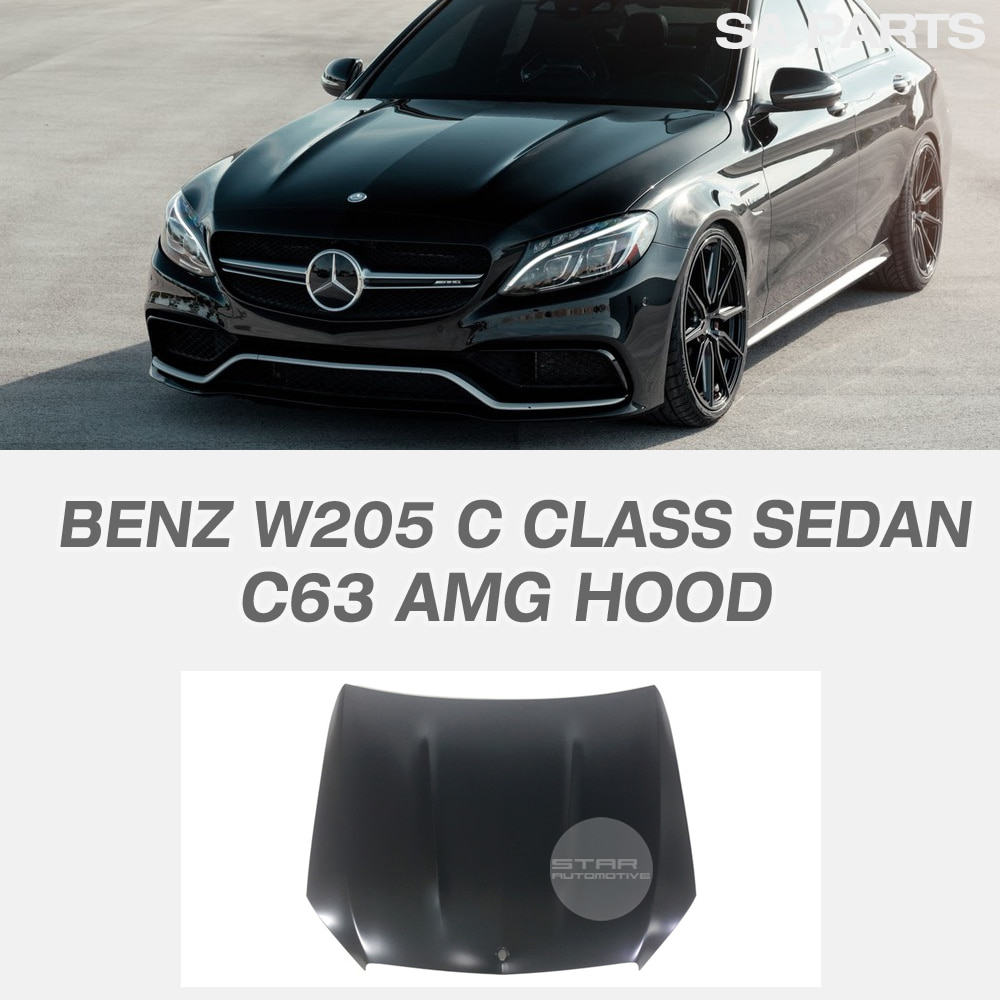 벤츠 W205 C클래스 C63 AMG 후드 본넷