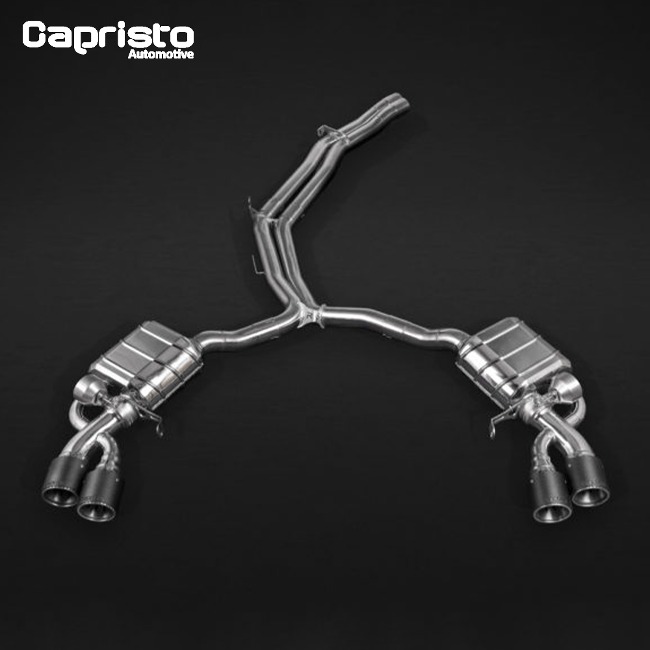 CAPRISTO 카프리스토 아우디 B9 RS4 가변 배기 시스템 카본팁 CES-3