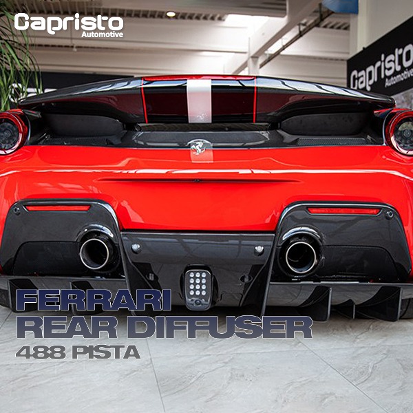 CAPRISTO 카프리스토 FERRARI 페라리 488 PISTA 피스타 카본 리어 디퓨져