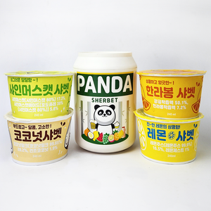 코코넛샤베트 한라봉 레몬 샤인머스켓 아이스크림 4종세트 (케이스포함)