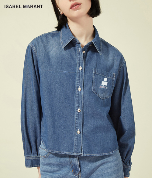 ISABEL MARAN* denim shirts; 셔츠로도 /오픈해서 자켓으로도 아주 요긴하고 유용한 데님셔츠~~