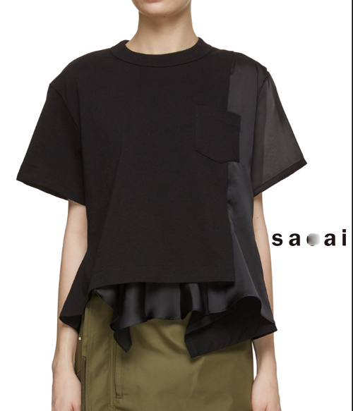 Saca*(or) T-shirt; 블랙만 프리오더/ ~6/10 일까지만 오더가능/ 20일전에 입고되어요!!마지막수량~~