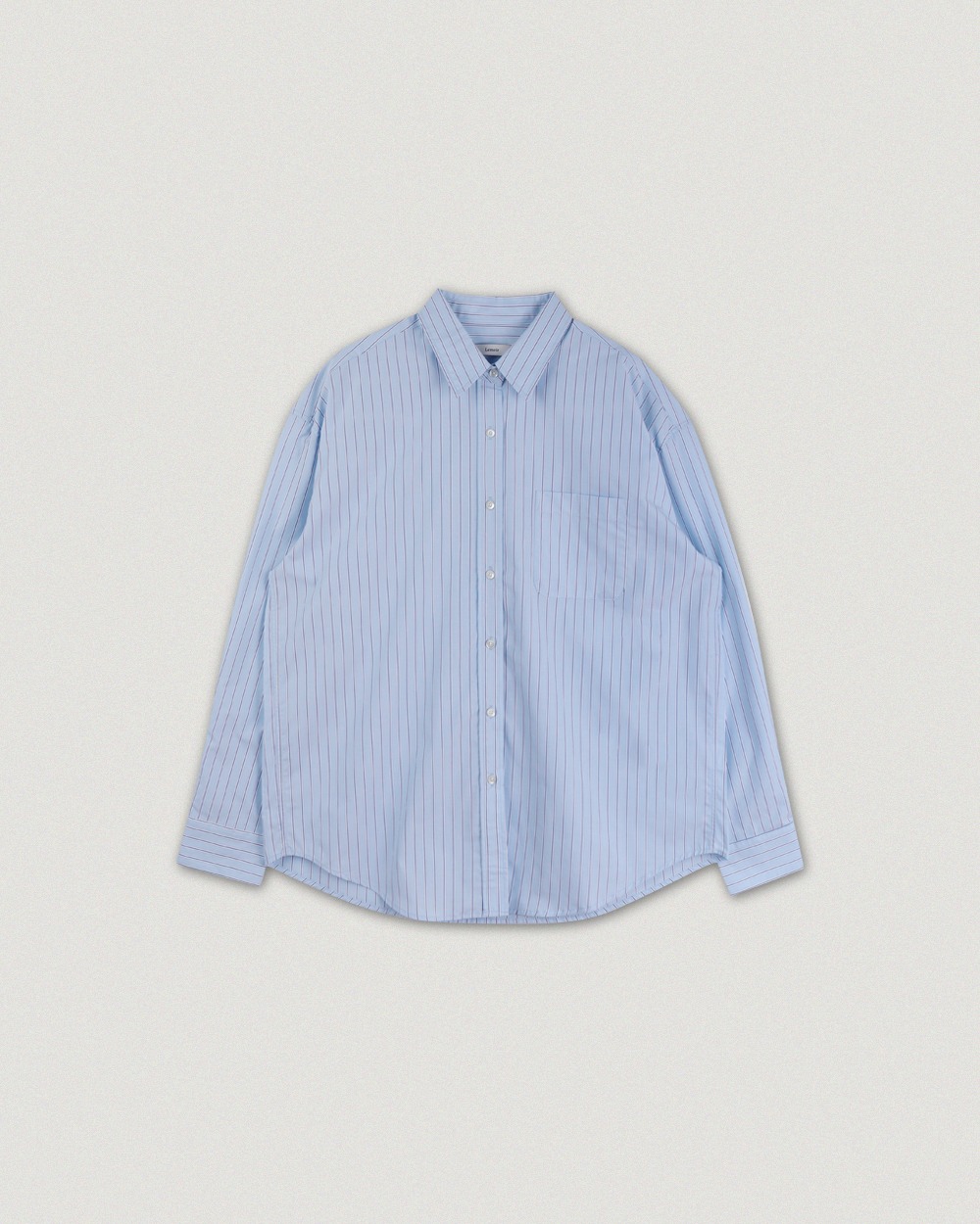 Mori Stripe Shirt - Sky blue
