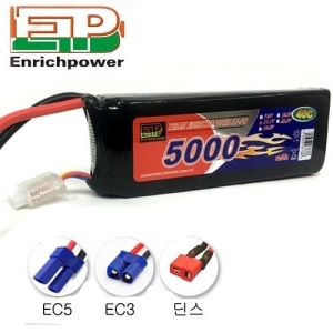 오직 24mm 두께!! [3셀 리포배터리] EP 5000mAh 11.1V 40-80C TRX4 3셀배터리