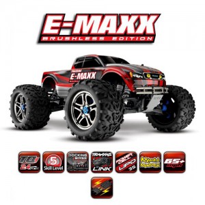 [10% 세일]이맥스 브러시리스 E-Maxx Brushless CB3908L 트랙사스 정품 리튬 2팩 포함