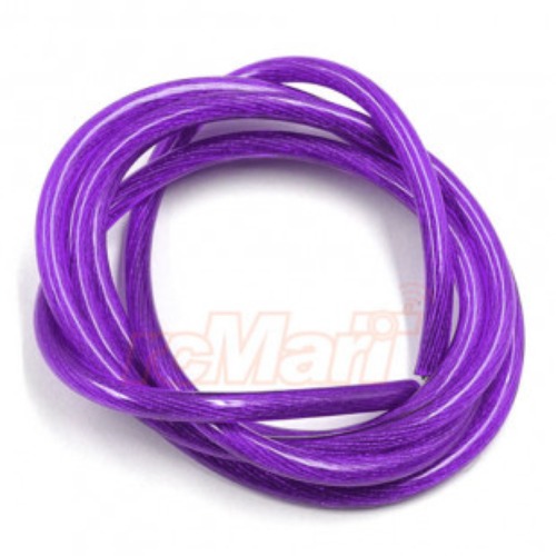 WPT-0137Purple Yeah Racing 12AWG Transparent Wire 1m Purple