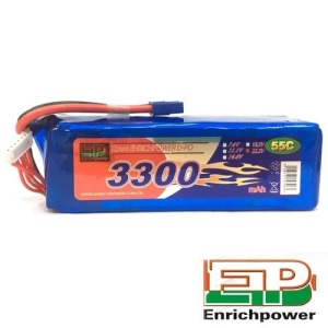 고품질 EP파워 3300mah 22.2V 6S1P 55C 6셀 EC3 리포배터리  