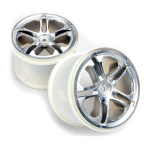 AX5172 Wheels, SS (Split-Spoke) 3.8 (satin) (2) (fits Revo/Maxx series) (14mm HEX)