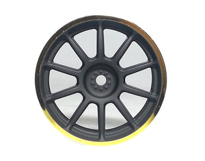 [타미야 한정판 휠] TA84242 MN 10-Spoke Blk&amp;Gold Rim/±0 (4Pcs)