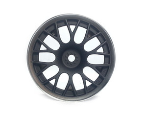 [타미야 한정판 휠] TA84253 MN Mesh Wheel Black&amp;Chrome Rim/±2 (4Pcs)