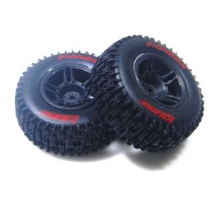 L-T3148SBTF SC-PIONEER 1/10 SC Tire Soft Compound/Max 2.2인치/3.0인치 Black Rim (For Traxxas Slash Front) 본딩완료 (반대분)